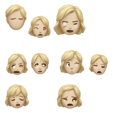 Triste y sonrreir sticker