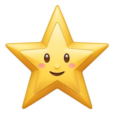 generate an emoji with a white tick in between a star having 11 points  sticker