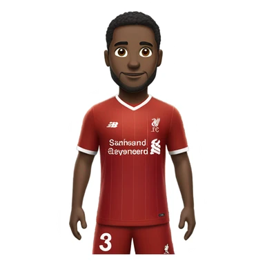 Soccer player from liver pool  sticker