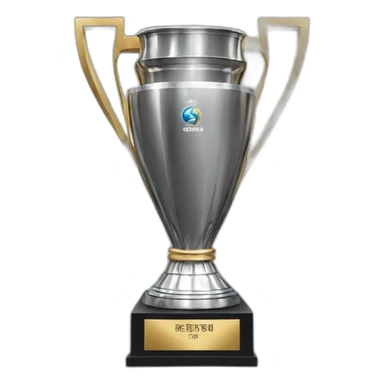 Champions league trophy sticker