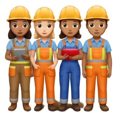 Make a photo of 5 project managers, specificly 3 girls and 2 boys, that are making project for improvment of the vineyard sticker