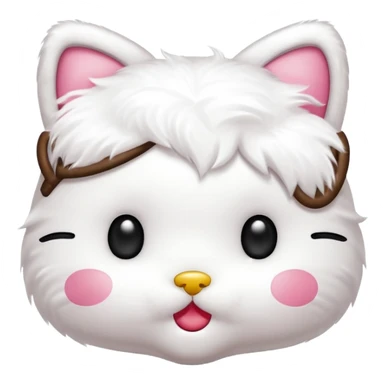 Hello kitty mandando un beso sticker