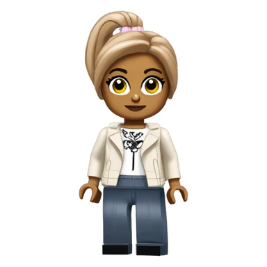 ARIANA GRANDE lego full body sticker