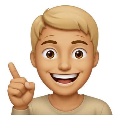 ￼Laughing pointing at you ￼ sticker