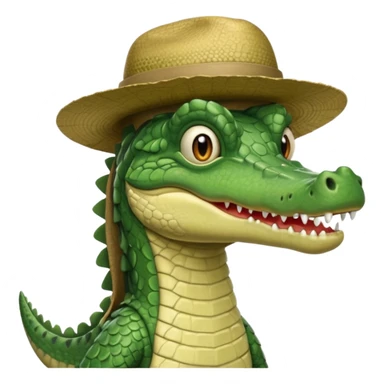 explorer crocodile sticker