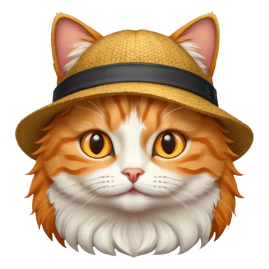 Un gato un sombrero sticker