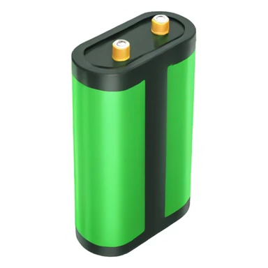 Cool Green battery  sticker