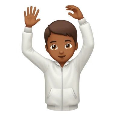 A kid hitting the dab sticker