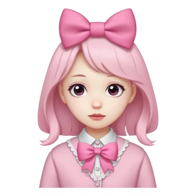 jirai kei bow sticker