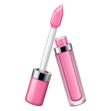 pink lip gloss tube sticker