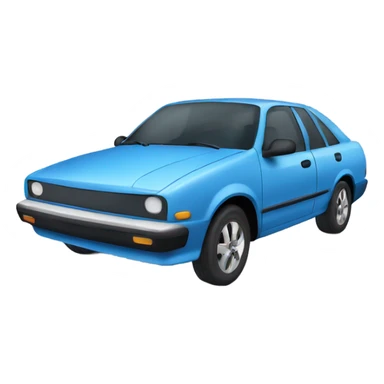 Blue trans an  car sticker