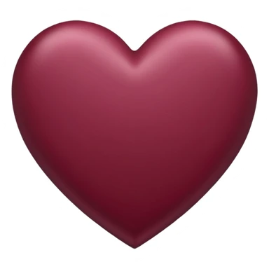 Corazón de color vinotinto, para el teclado sticker