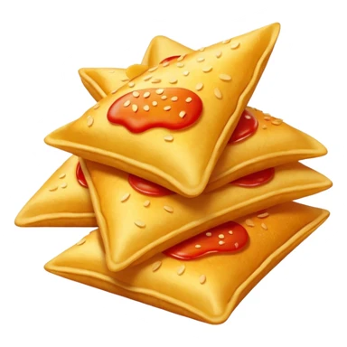 Chips snack Red
 sticker