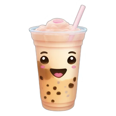 Boba tea love forever sticker
