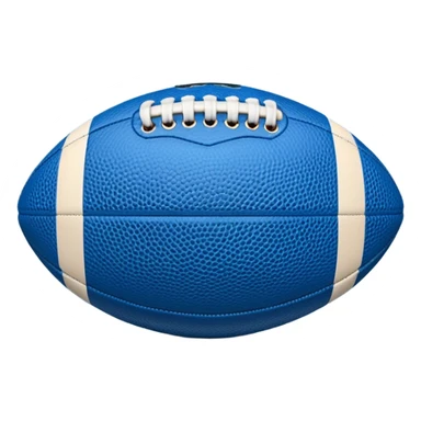 blue football ball sticker