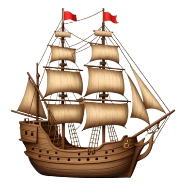 Santa Maria ship sticker