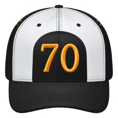 A black cap with the numbers 701  sticker