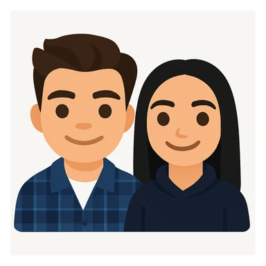 This is my boyfriend and I, make us into an emoji  sticker