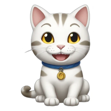 cat happy from fairy tail sticker