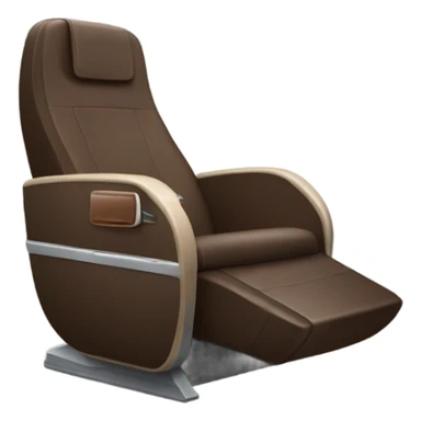 Luxe Business class Brown Airplane seat sticker