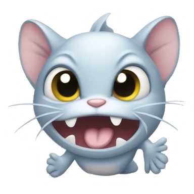 A baby catfish adorably angry sticker