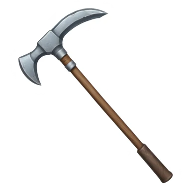 Double-sided pickaxe for mining ore sticker