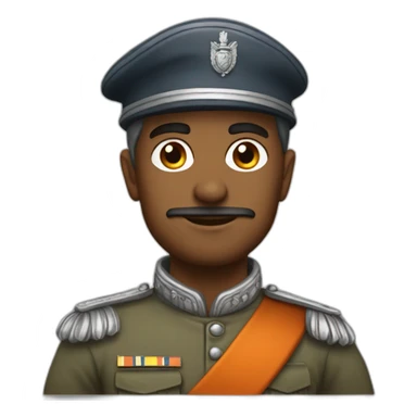 Dutch ost India soldier from the past sticker