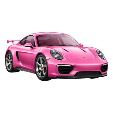 Porsche rosa sticker