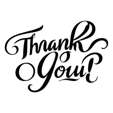 Thank You, text, TY sticker