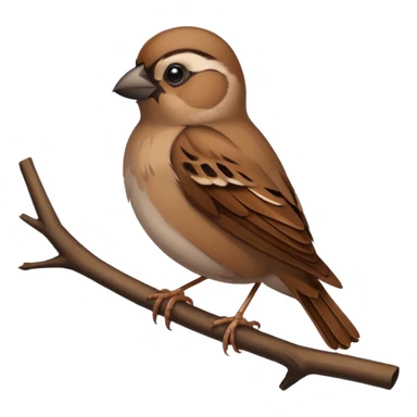 Sparrow sticker
