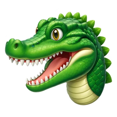 Crocodile combine bomber sticker
