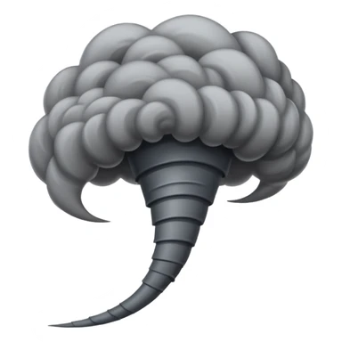 A tornado sticker