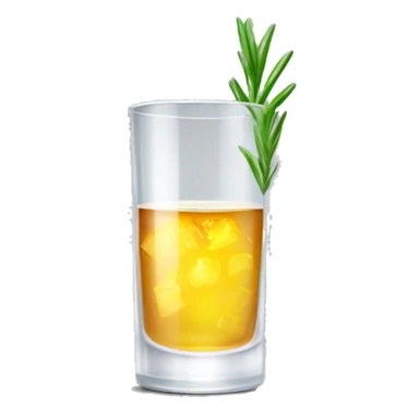 a shot of vodka  in Russian style sticker