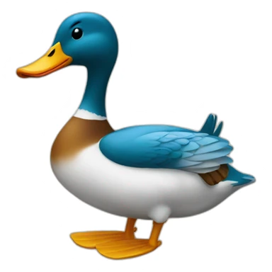 Un canard sticker