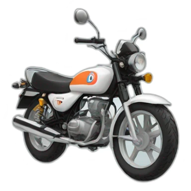 Moto 50cc sticker