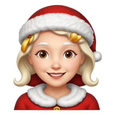 Mrs. Claus sticker