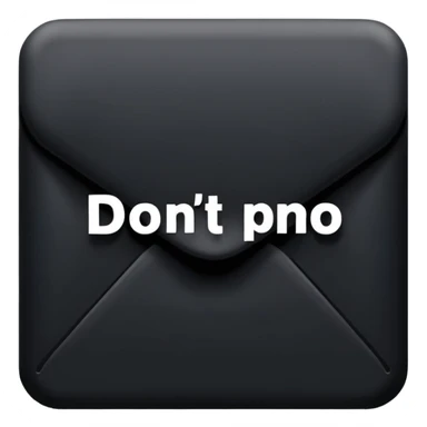 Letters saying “don’t PMO” meaining “don’t piss me off”  sticker