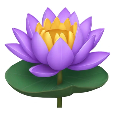 Purple lotus in Bali sticker