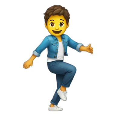 Niño-bailando sticker