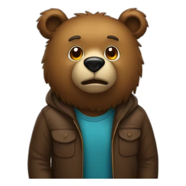 Fraud bear sticker