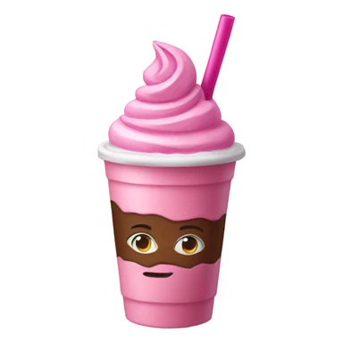 pink frappe sticker