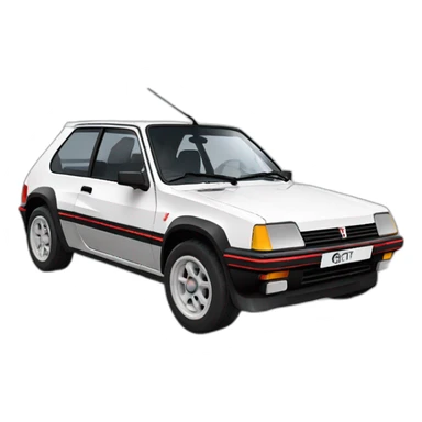 peugeot 205 gti rallye sticker