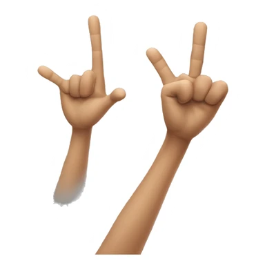 create a custom apple emoji of the hand gesture that goes like (get a load of this guy) sticker