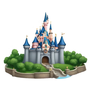 Disneyland Paris castle sticker