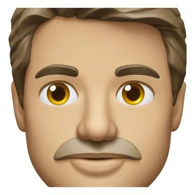 a bust of tom cruise sticker