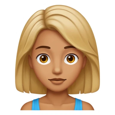 person living in desert just face, hair showing, different colors sticker