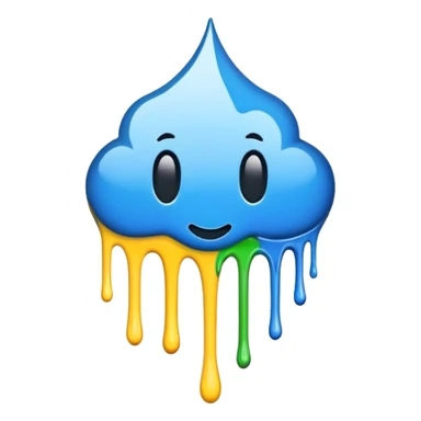 Write the word mod with drippy paint  sticker