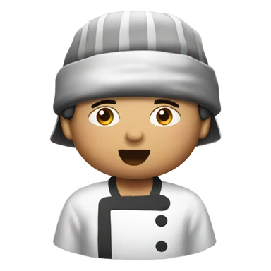 Hibachi grill cooking sticker