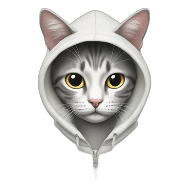 dior fashion hoodie cat sticker