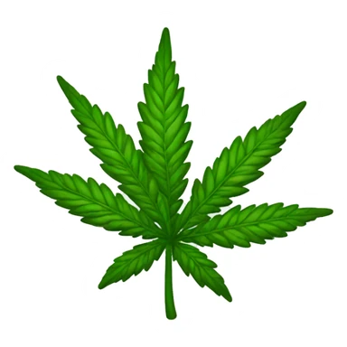marijuana plant sticker